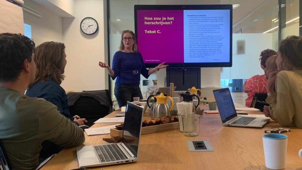 schrijftraining overheid