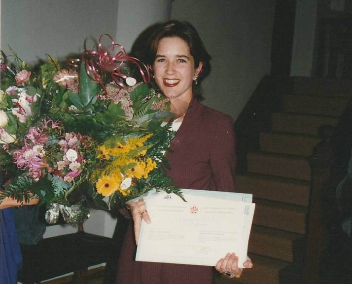 Gean Ockels met bull in 1997