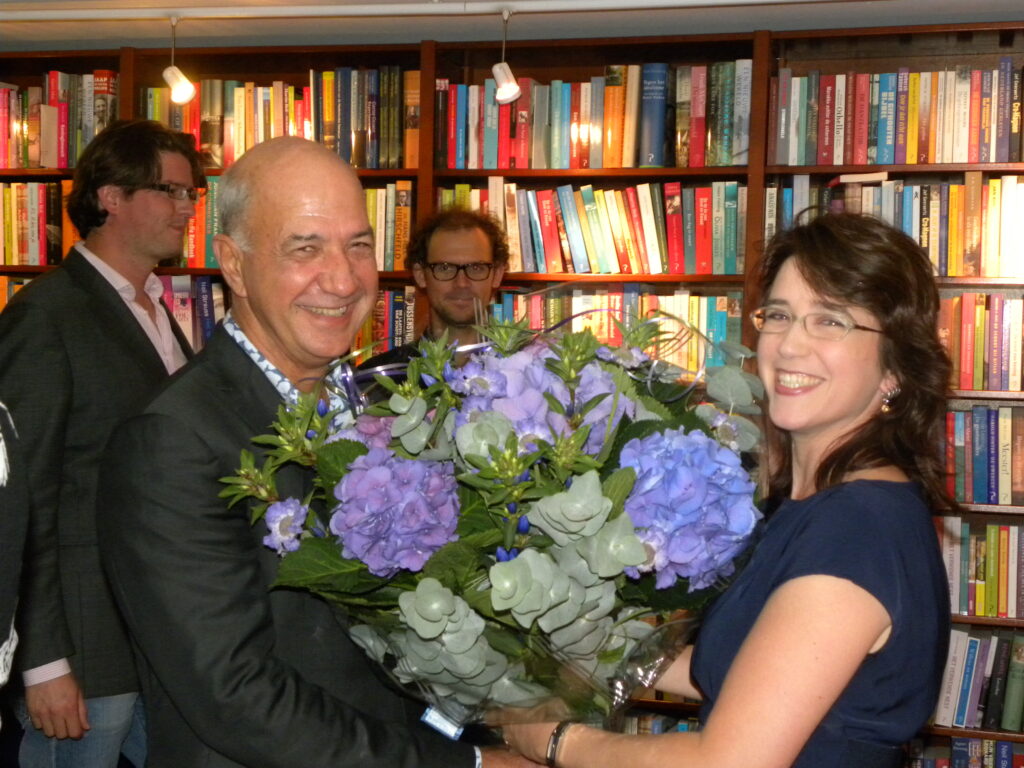 bij de boekpresentatie De zeven levens van Wubbo oOckels